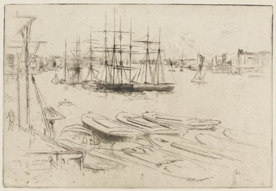 Der große Pool, ca. 1879 von James Abbott McNeill Whistler